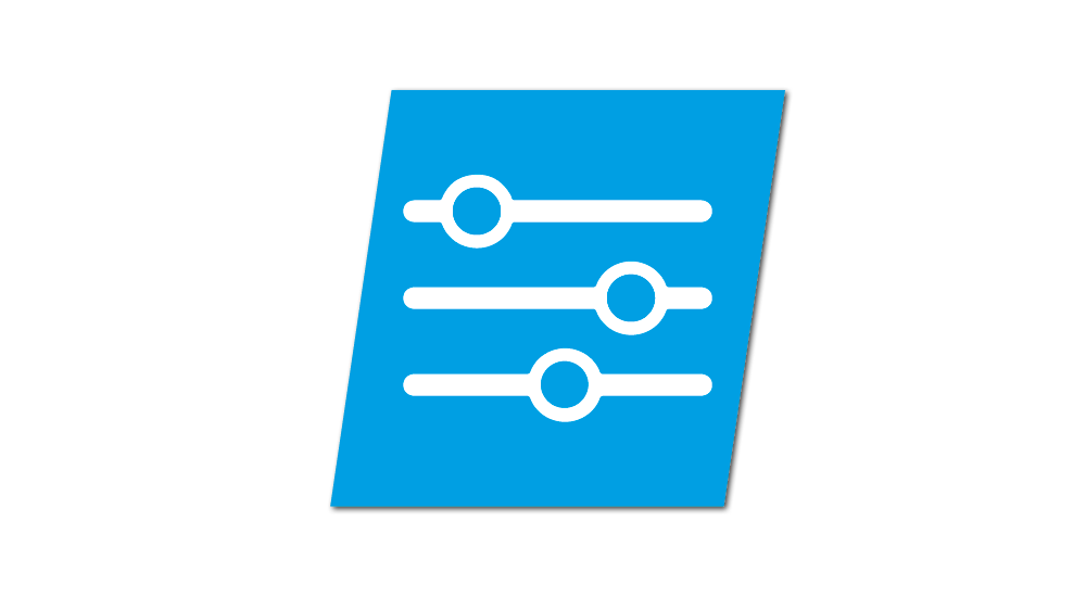 Parametrieren Symbol